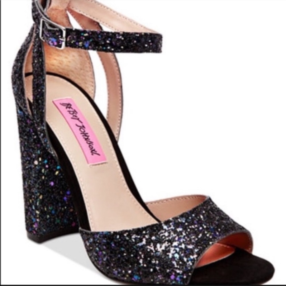 Betsy Johnson Glissten Ankle Strap Sandal with Box